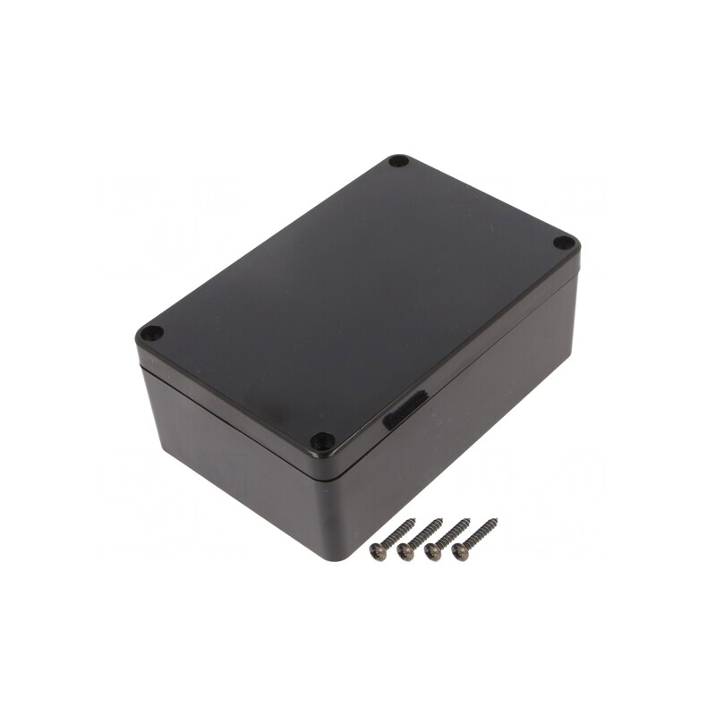 Carcasă Universală ABS Neagră IP65 70x105x40mm | Electronic-mag.ro | Componente Electronice