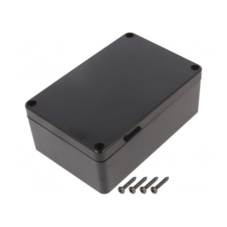 Carcasă Universală ABS Neagră IP65 70x105x40mm | Electronic-mag.ro | Componente Electronice