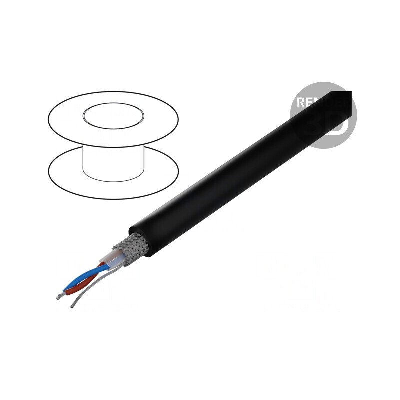 Cablu DMX Negru 100m | Electronic-mag.ro | Componente Electronice Cablu DMX Negru 100m | Electronic-mag.ro | Componente Electronice