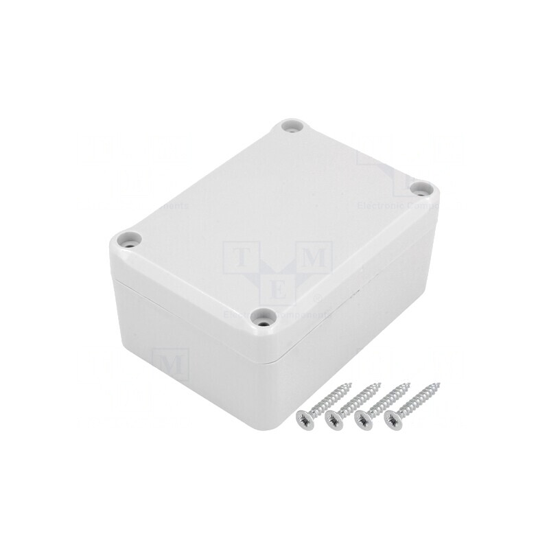 Carcasă universală ABS gri cu garnitură 64mm x 88mm x 42mm | Electronic-mag.ro | Componente Electronice