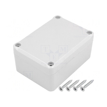 Carcasă universală ABS gri cu garnitură 64mm x 88mm x 42mm | Electronic-mag.ro | Componente Electronice