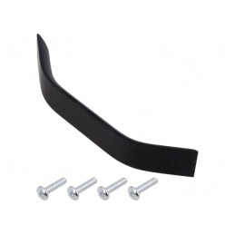 Manetă Aluminiu Negru Mat 27mmx146mmx25mm | Electronic-mag.ro | Componente Electronice