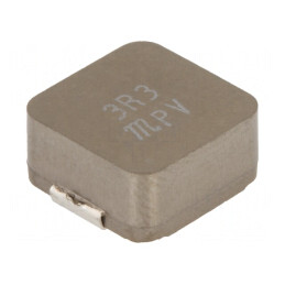 Inductor: ferită; 3,3uH; Ilucru: 19,7A; 6,2mΩ; ±20%; Isat: 22,5A