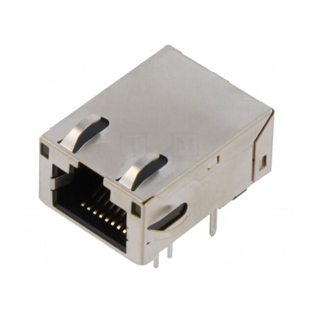 Soclu RJ45 Cat 6a Ecranat cu LED | Electronic-mag.ro | Componente Electronice