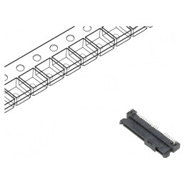 Conector SATA Mamă 22 PIN | Electronic-mag.ro | Componente Electronice