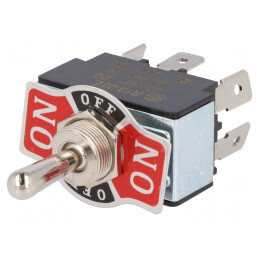 Comutator Basculant DP3T ON-OFF-ON 20A 12VDC | Electronic-mag.ro | Componente Electronice