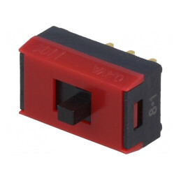 Comutator Glisant DPDT ON-ON Vertical 0,01A/28VDC | Electronic-mag.ro | Componente Electronice