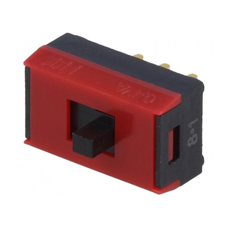 Comutator Glisant DPDT ON-ON Vertical 0,01A/28VDC | Electronic-mag.ro | Componente Electronice