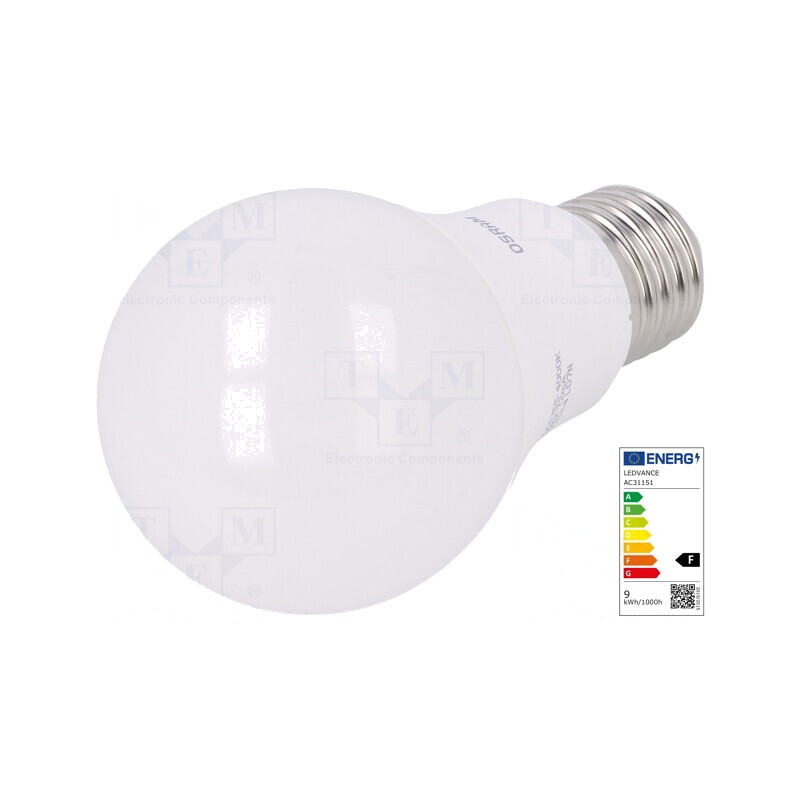 Lampă LED E27 9W 4000K Alb Neutru | Electronic-mag.ro | Componente Electronice