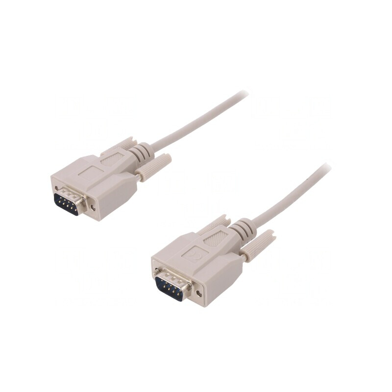 Cablu Serial D-Sub 9 pini 2m Bej | Electronic-mag.ro | Componente Electronice