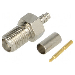 Mufă SMA Reverse Mamă 50Ω RG316 PTFE | Electronic-mag.ro | Componente Electronice