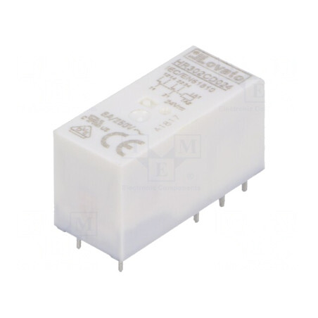 Releu Electromagnetic DPDT 24VDC 8A 250VAC cu Soclu | Electronic-mag.ro | Componente Electronice