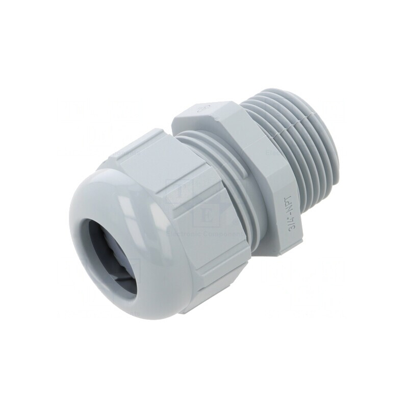 Garnitură de etanșare poliamidă gri NPT3/4 IP68 | Electronic-mag.ro | Componente Electronice