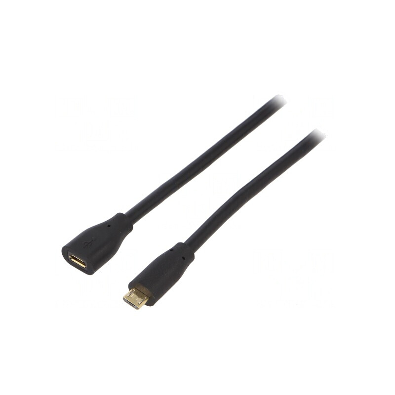 Cablu USB 2.0 Micro USB B 1,5m Negru | Electronic-mag.ro | Componente Electronice Cablu USB 2.0 Micro USB B 1,5m Negru | Electronic-mag.ro | Componente Electronice