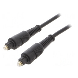 Cablu Toslink Negru 2m 5mm | Electronic-mag.ro | Componente Electronice