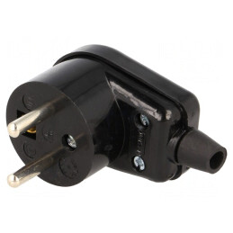 Conector alimentare AC 230V 16A negru | Electronic-mag.ro | Componente Electronice