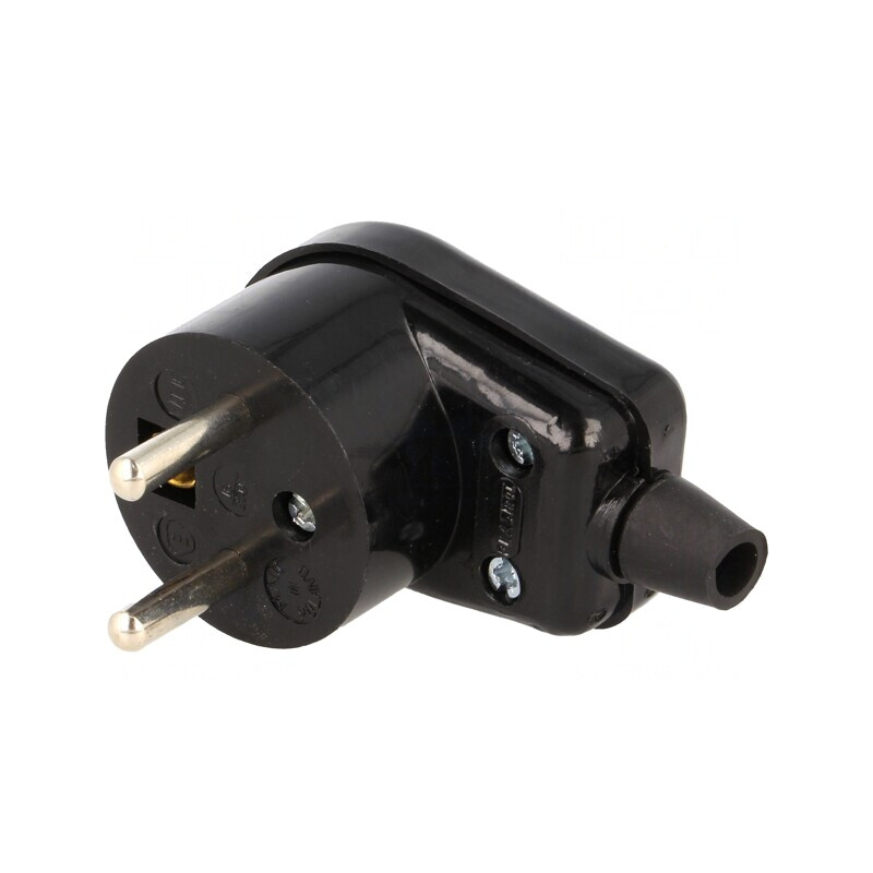 Conector alimentare AC 230V 16A negru | Electronic-mag.ro | Componente Electronice