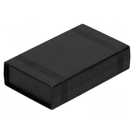 Carcasă ABS Neagră cu Panou 92x147x36mm | Electronic-mag.ro | Componente Electronice