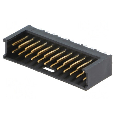 Conector Header Modular 2x12P 0.38AU | Electronic-mag.ro | Componente Electronice