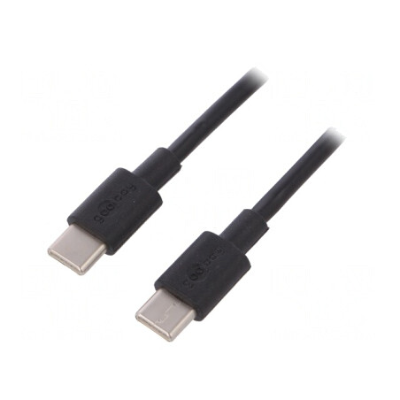 Cablu USB C Negru 1m USB 2.0 | Electronic-mag.ro | Componente Electronice