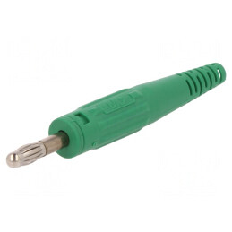 Mufă Banană 4mm Verde Neizolată 32A 60V