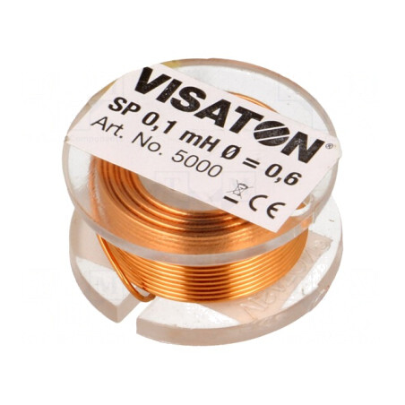 Bobină Inductor 0,1mH 25mm 12mm 0,6mm 0,35Ω | Electronic-mag.ro | Componente Electronice