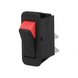 Comutator Rocker SPST ON-OFF 16A/250VAC Negru-Roșu | Electronic-mag.ro | Componente Electronice