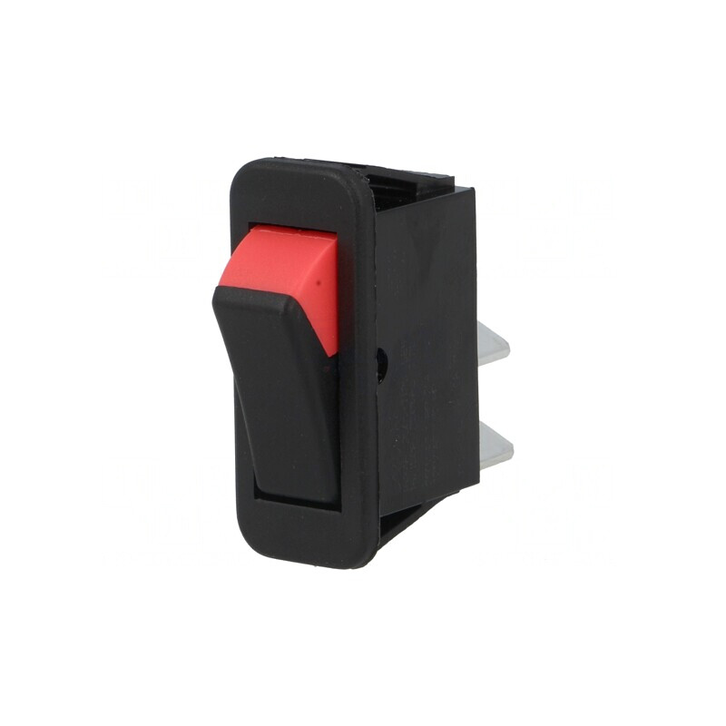 Comutator Rocker SPST ON-OFF 16A/250VAC Negru-Roșu | Electronic-mag.ro | Componente Electronice