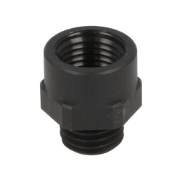 Adaptor Filet PG7 la M12 din Poliamidă | Electronic-mag.ro | Componente Electronice