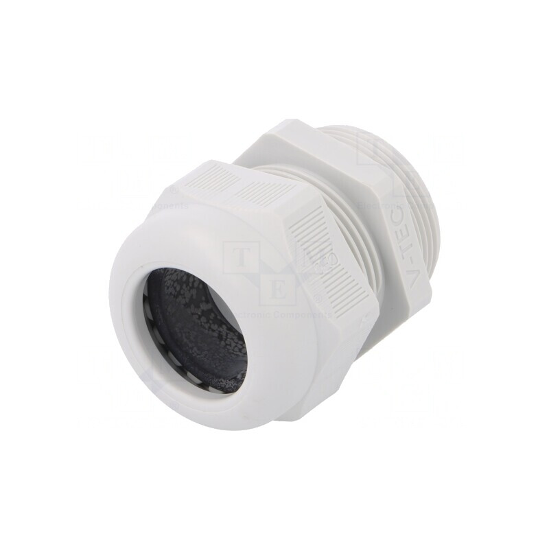 Garnitură de etanșare PG29 IP68 gri deschis poliamidă | Electronic-mag.ro | Componente Electronice