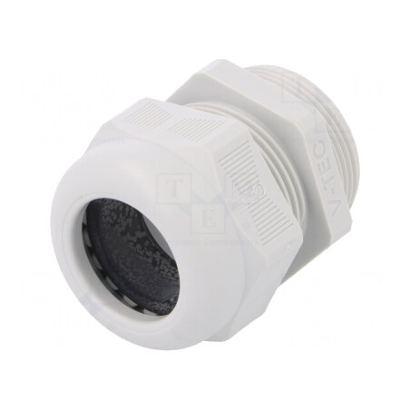 Garnitură de etanșare PG29 IP68 gri deschis poliamidă | Electronic-mag.ro | Componente Electronice