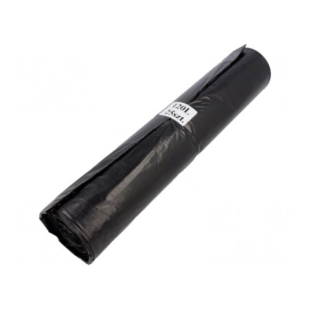 Saci gunoi 120L negru 25buc | Electronic-mag.ro | Componente Electronice