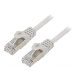 Patch Cord F/UTP Cat6 5m RJ45 Gri | Electronic-mag.ro | Componente Electronice