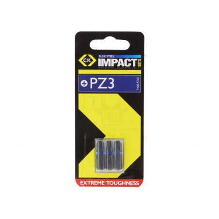 Capăt de şurubelniţă Pozidriv PZ3 25mm 3 buc. | Electronic-mag.ro | Componente Electronice