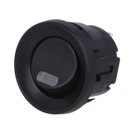Comutator Rocker ON-OFF cu LED Negru 3A/250V | Electronic-mag.ro | Componente Electronice