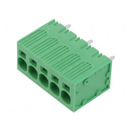 Regletă de Conexiuni PCB 7,5mm 5 Piste | Electronic-mag.ro | Componente Electronice