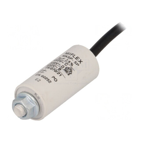 Condensator Motor 3uF 450V Ø25x53mm | Electronic-mag.ro | Componente Electronice