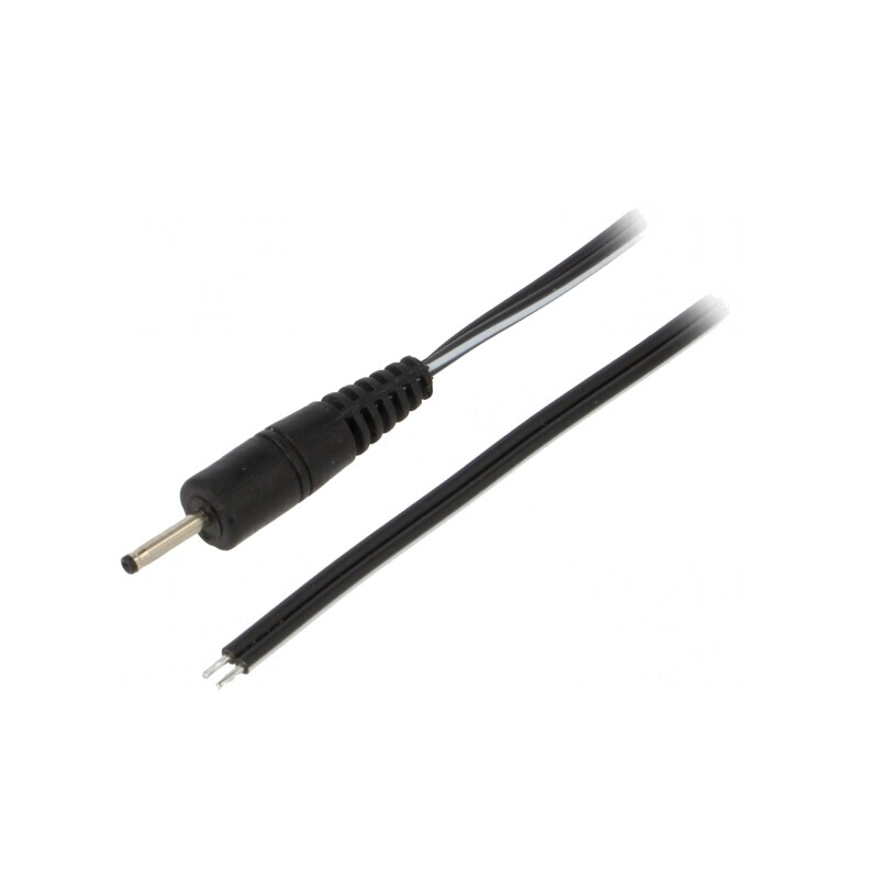 Cablu Alimentare DC 2,35/0,7mm Negru 1,5m | Electronic-mag.ro | Componente Electronice