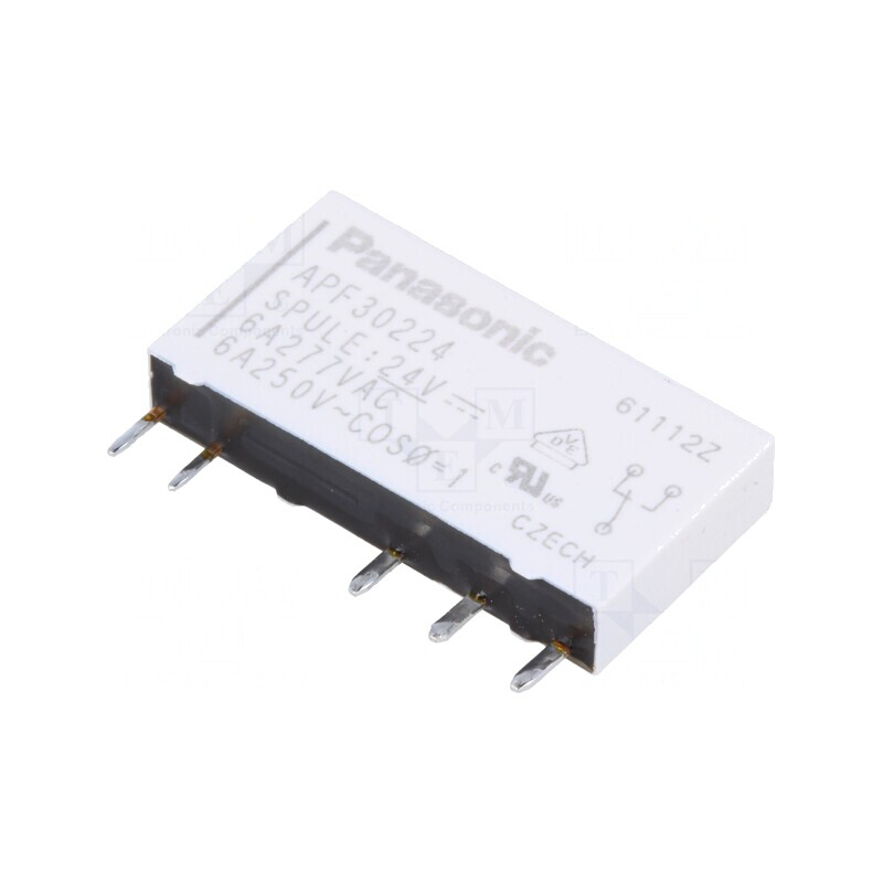 Releu Electromagnetic SPDT 24VDC 6A | Electronic-mag.ro | Componente Electronice
