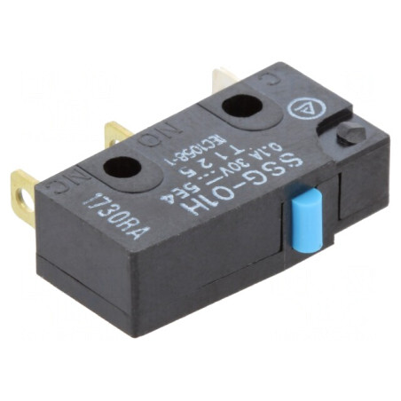 Microîntrerupător SNAP ACTION SPDT 0,1A 125VAC/30VDC | Electronic-mag.ro | Componente Electronice