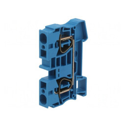 Conector Șine 0.2-16mm² 1 Pista 2 Borne Albastru