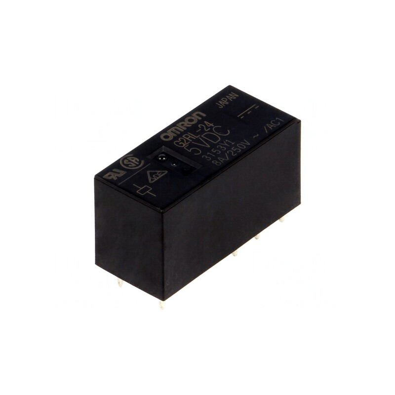 Releu electromagnetic DPDT 5VDC 8A | Electronic-mag.ro | Componente Electronice