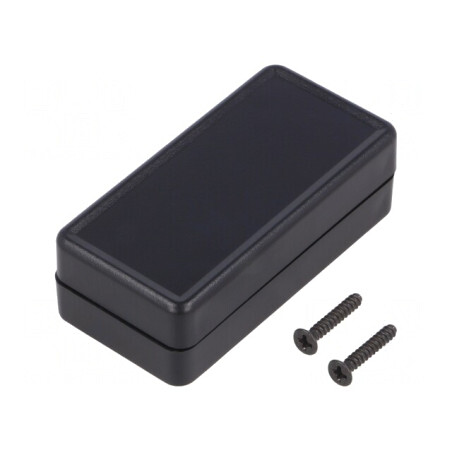 Carcasă Universală 1551 MINI ABS Neagră 25x50x15mm | Electronic-mag.ro | Componente Electronice