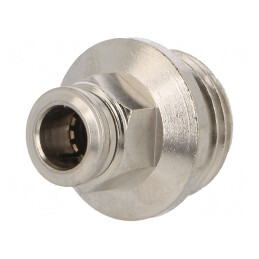 Racord Push-in Alamă Nichelată 1/2" 20bar | Electronic-mag.ro | Componente Electronice