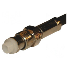 Mufă FME Mamă Drept Crimpat Aurit 50Ω 1GHz | Electronic-mag.ro | Componente Electronice