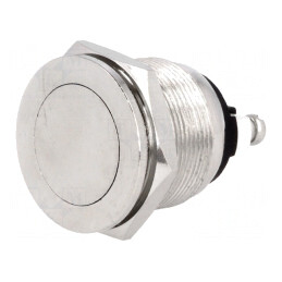 Comutator Anti-Vandalism 2A/250VAC IP40 Ø19mm | Electronic-mag.ro | Componente Electronice