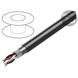 Cablu RS232 Ecranat 2x2x24AWG PVC Crom | Electronic-mag.ro | Componente Electronice