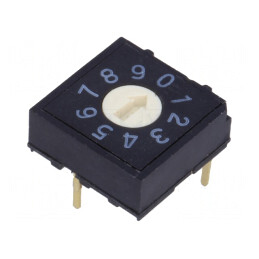 Întrerupător codificare DEC/BCD 10 poziții THT | Electronic-mag.ro | Componente Electronice
