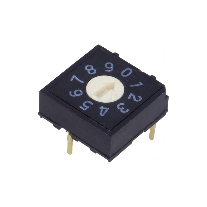 Întrerupător codificare DEC/BCD 10 poziții THT | Electronic-mag.ro | Componente Electronice