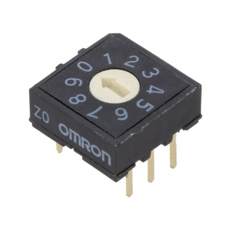 Întrerupător codificare DEC/BCD Poz 10 THT | Electronic-mag.ro | Componente Electronice